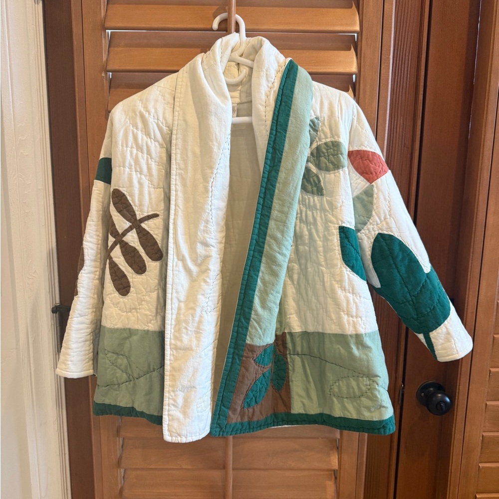 Farewell Frances Quilted Leaf Jacket